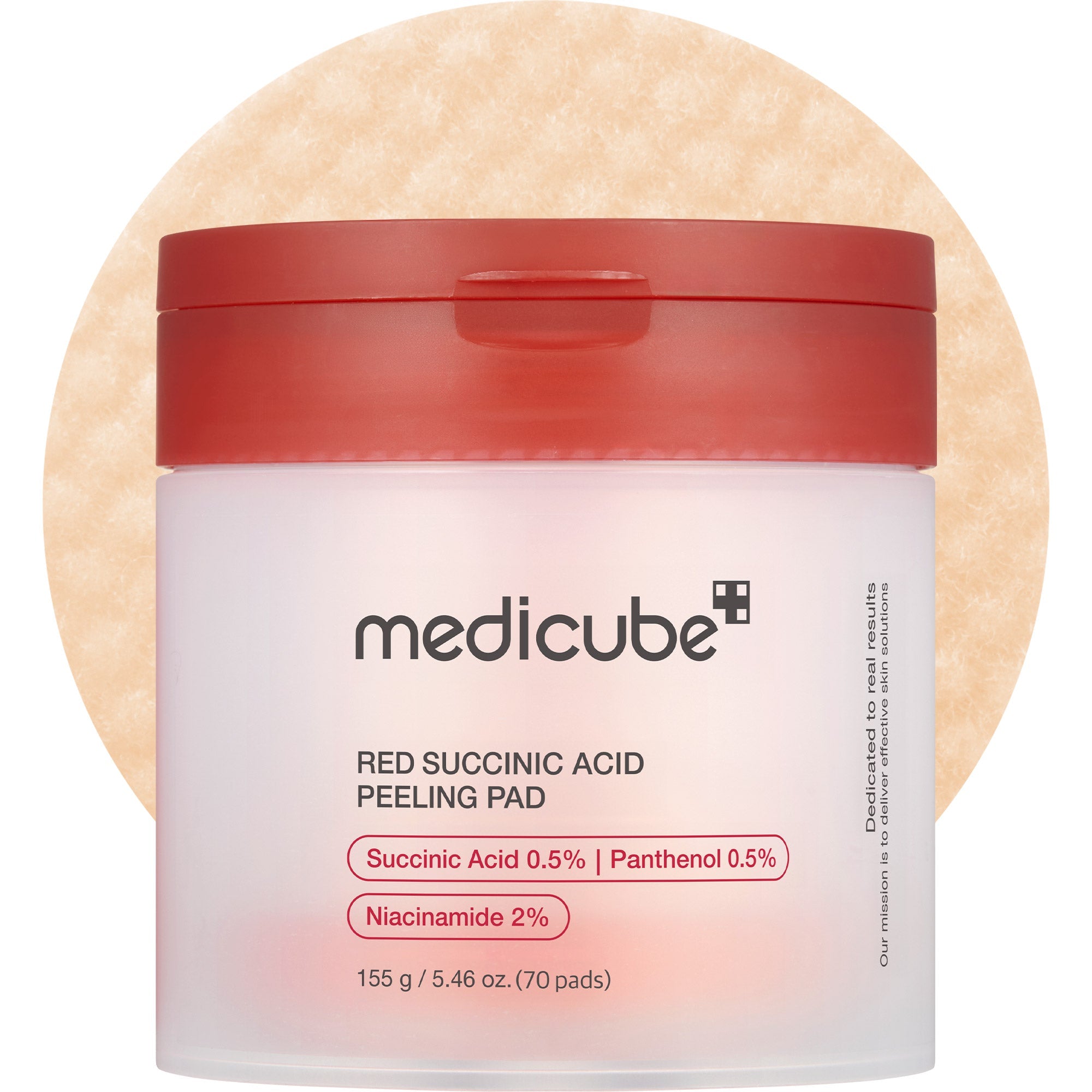 Red Succinic Acid Panthenol Pads F3
