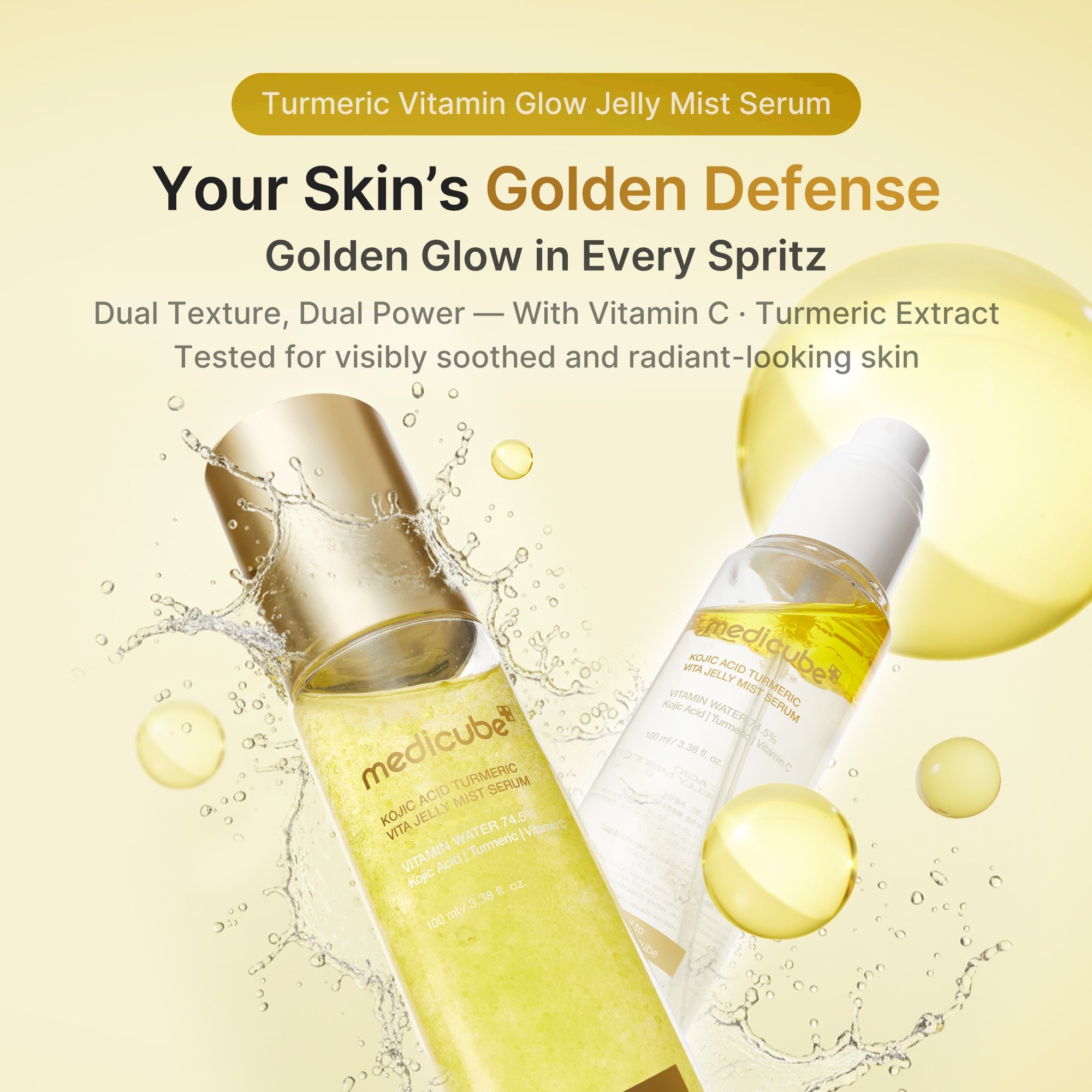 Kojic Acid Turmeric Vitamin Gold Jelly Mist Serum M4