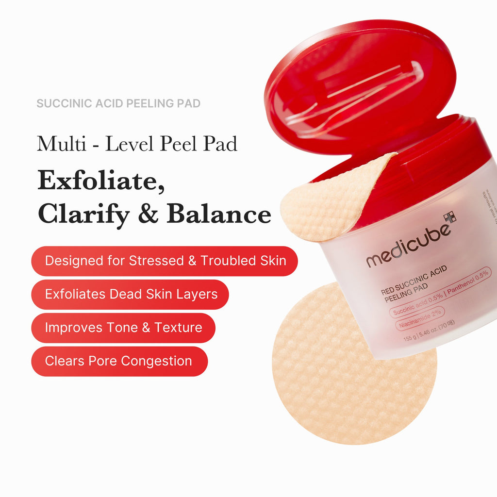 Red Succinic Acid Panthenol Pads F3
