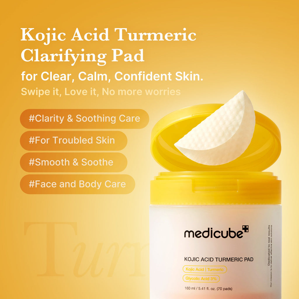 Kojic Acid Tumeric Toner Pad T7