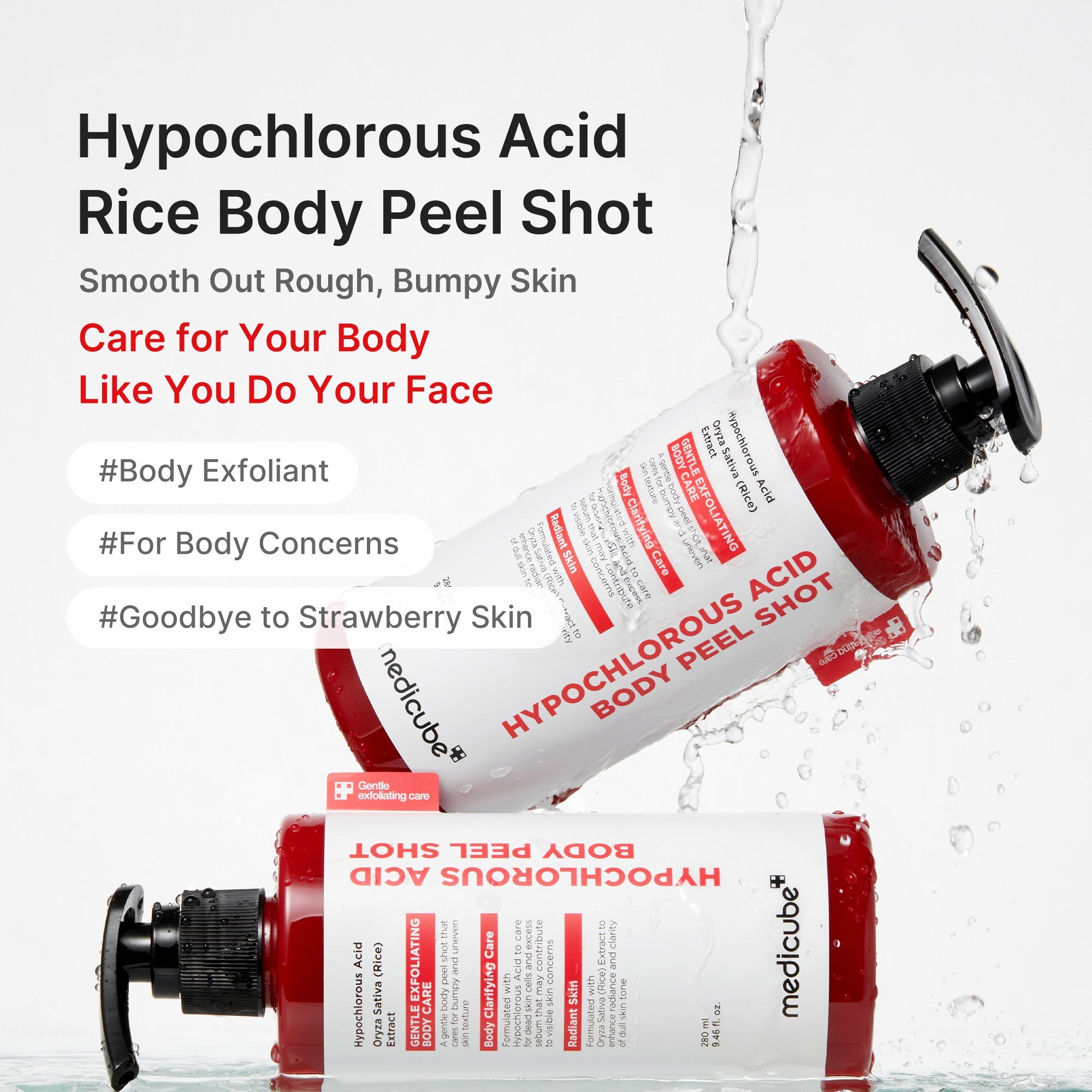 Hypochlorous Acid Rice Body Peel Shot C4