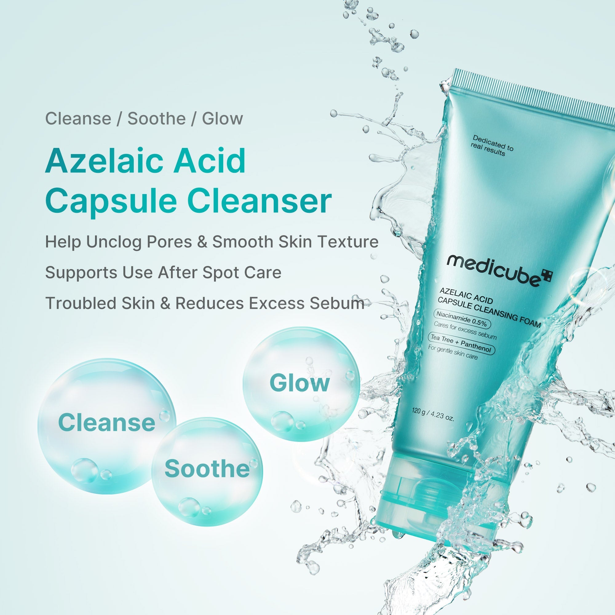 Azelaic Acid Capsule Foam Cleanser N8