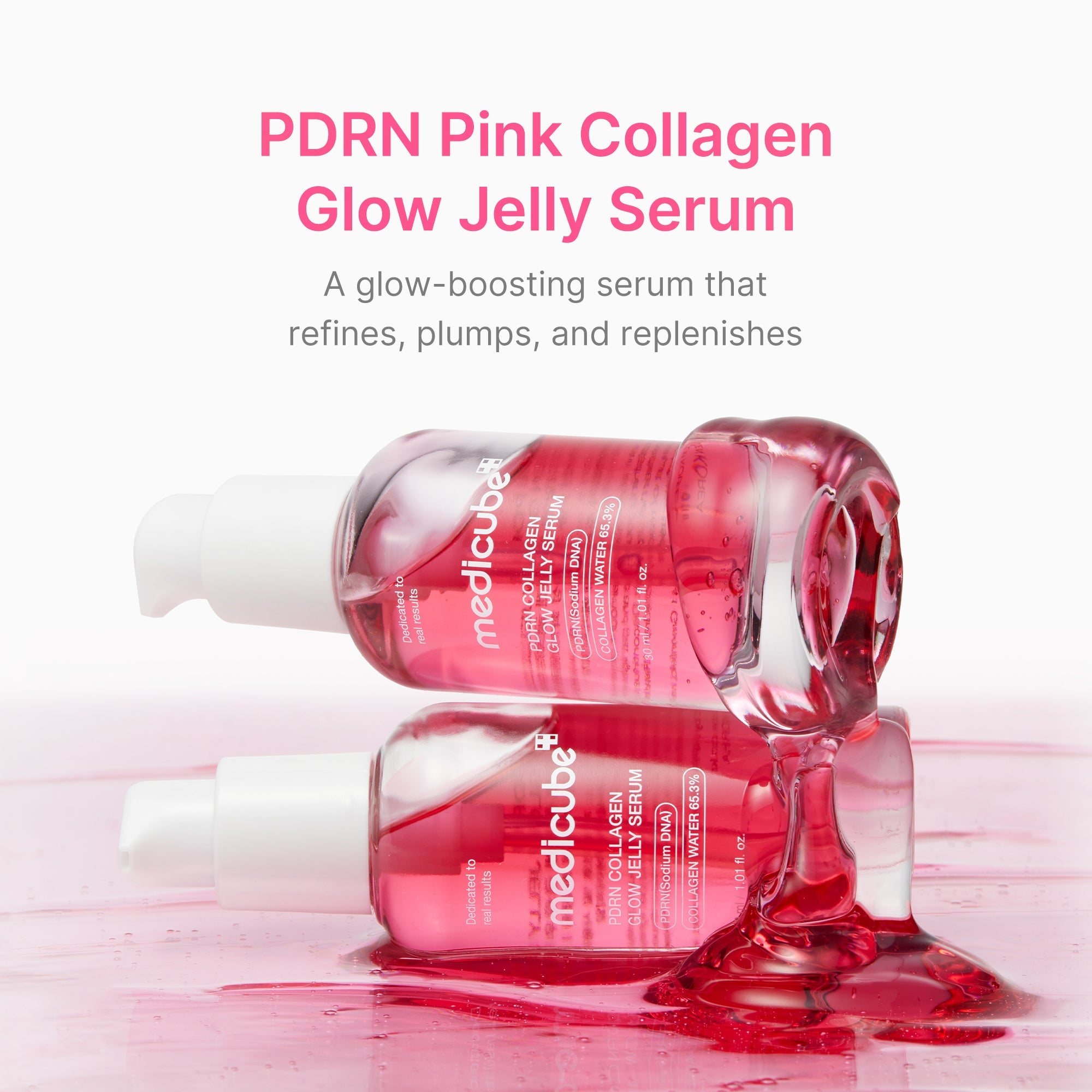 PDRN Pink Collagen Glow Jelly Serum X4