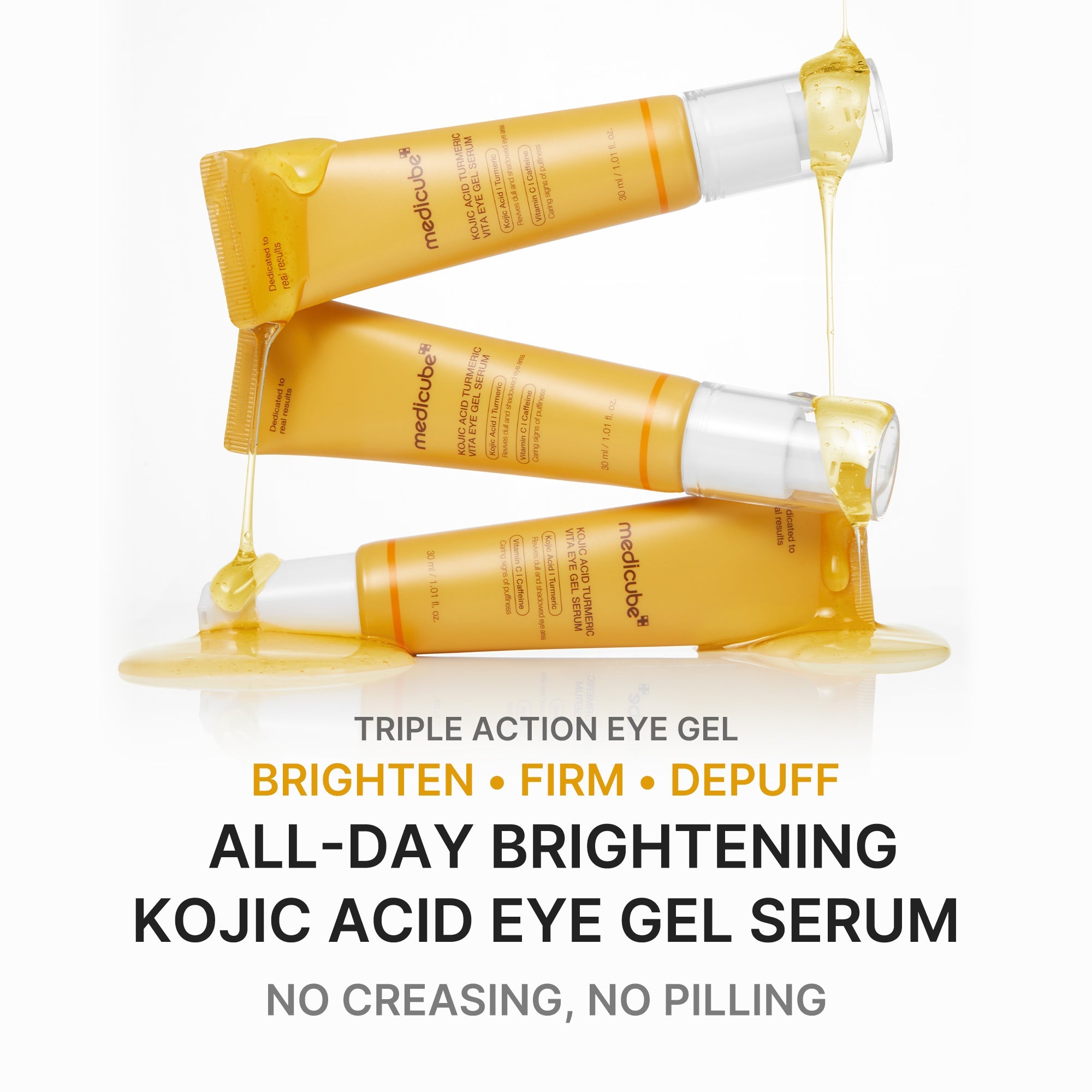 Kojic Acid Tumeric Eye Gel Serum X3
