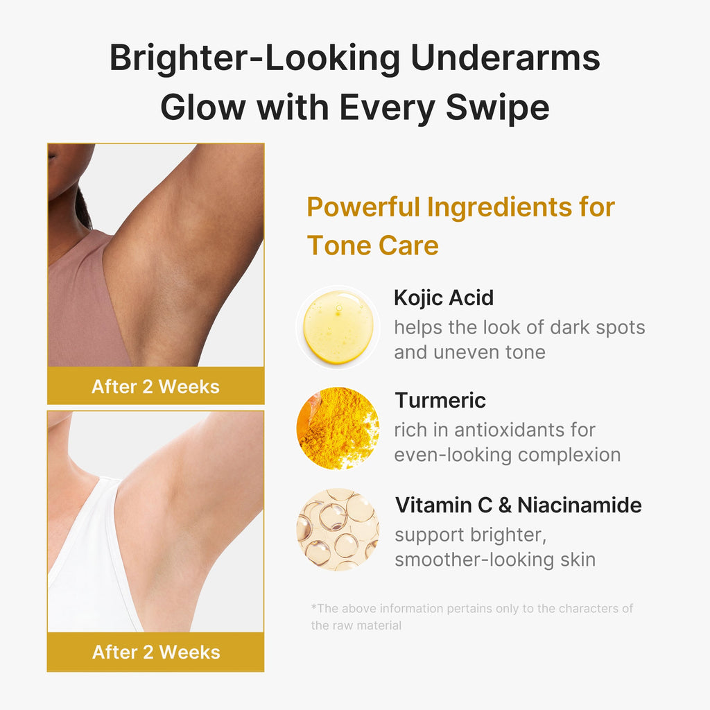 Kojic Acid Brightening Deodorant (Vanilla & Pistachio) X4