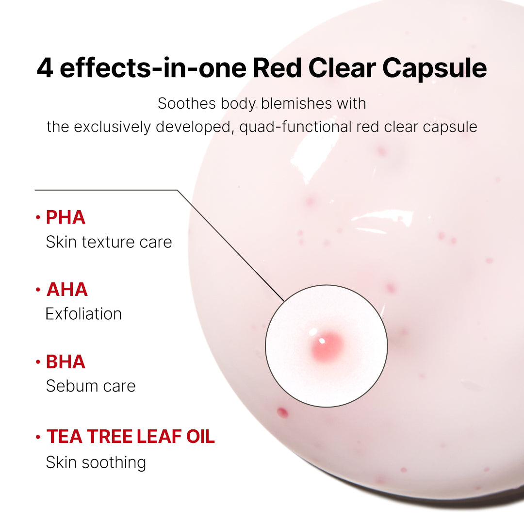 Red Clear Capsule Body Lotion G3