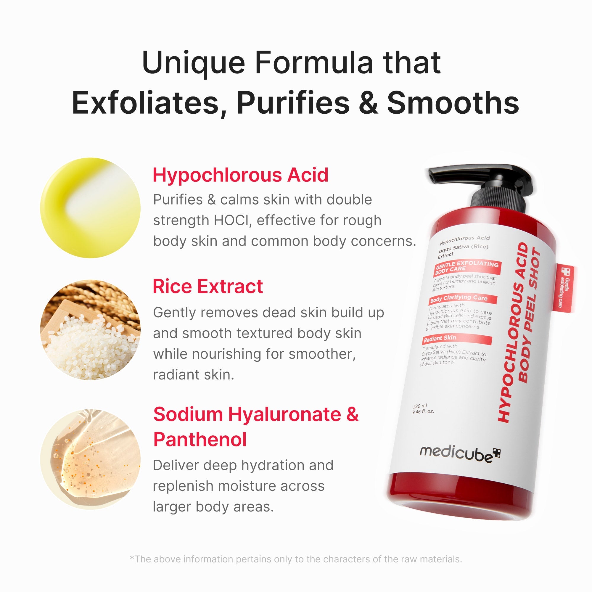 Hypochlorous Acid Rice Body Peel Shot C4