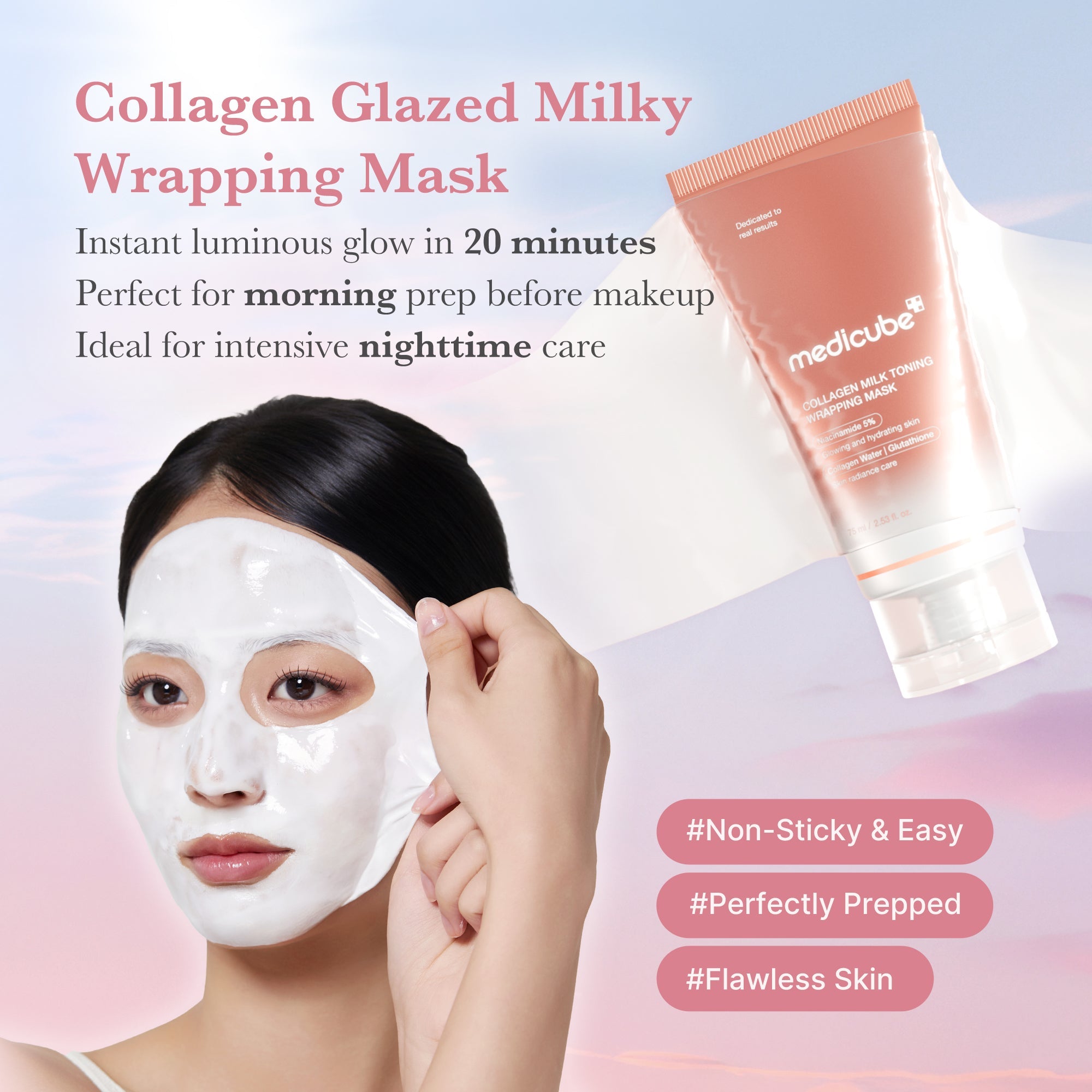 Collagen Milky Glow Daytime Wrapping Mask Z0