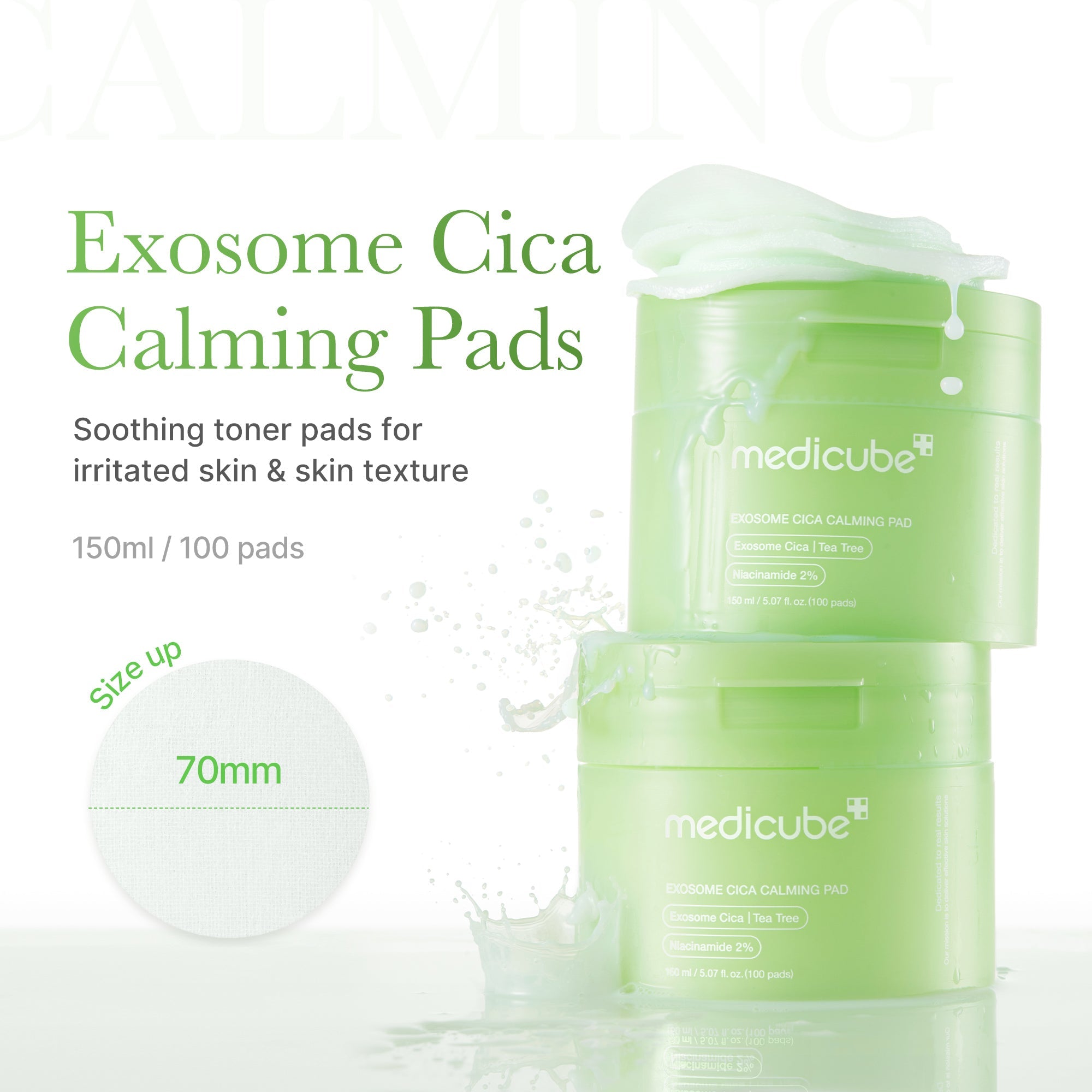 Exosome Cica Calming Toner Pads R1