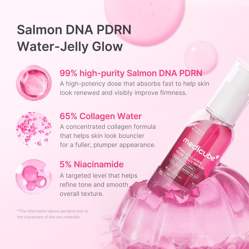 PDRN Pink Collagen Glow Jelly Serum X4