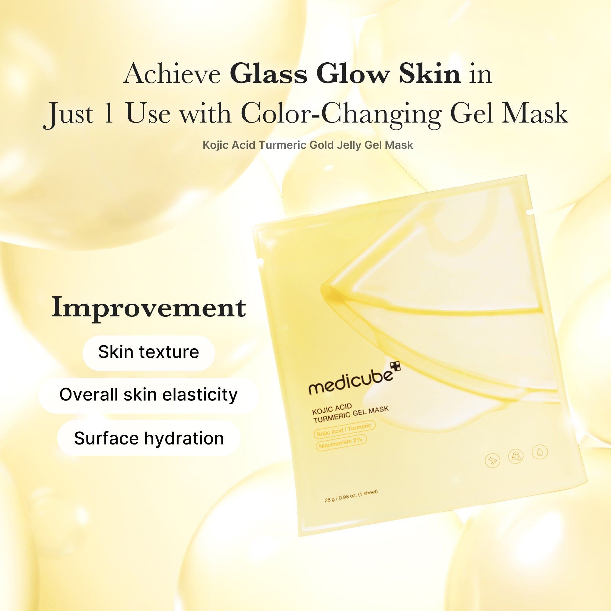 Kojic Acid Turmeric Gold Jelly Gel Mask M4