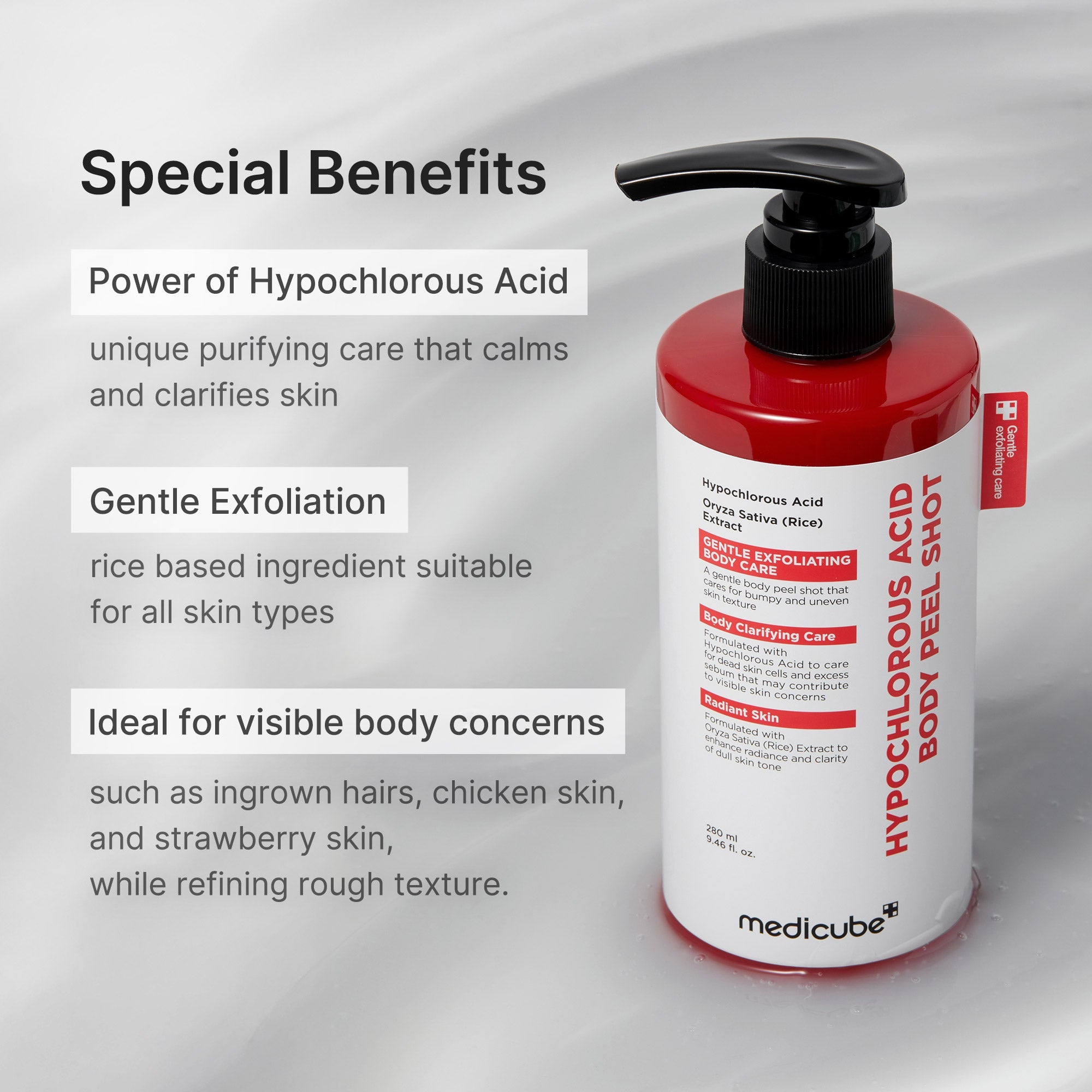 Hypochlorous Acid Rice Body Peel Shot C4