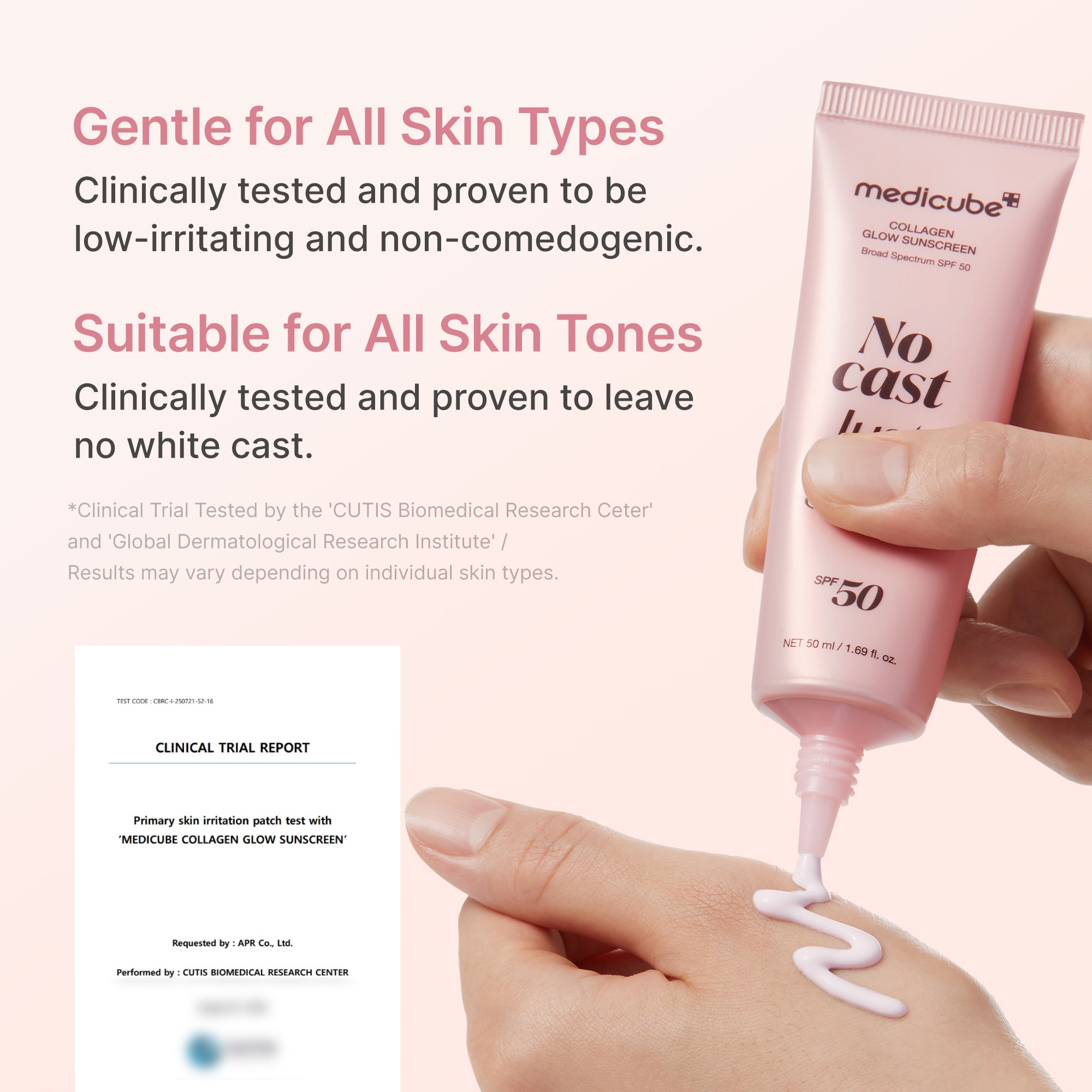 No Cast Just Glow Collagen Sunscreen R1