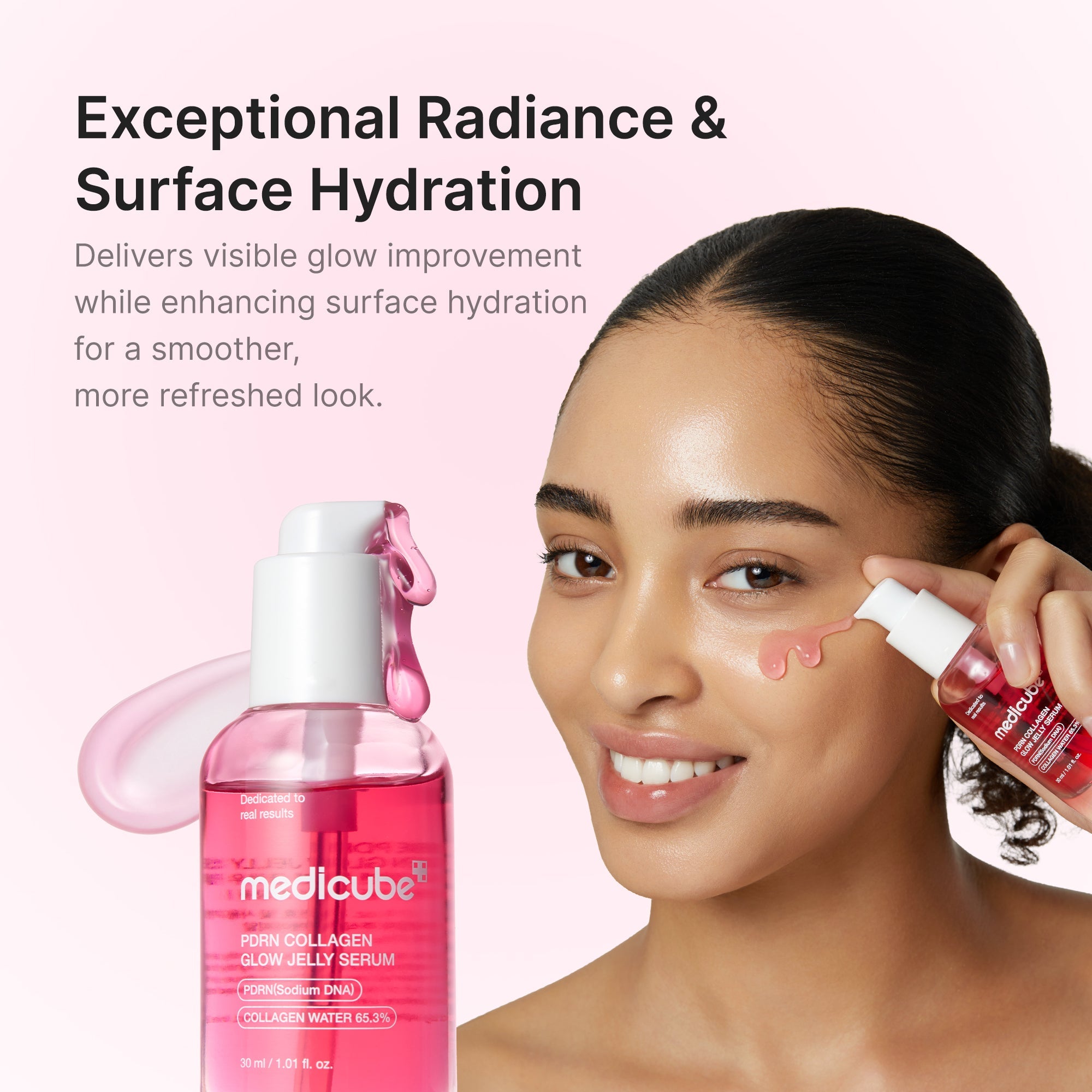 PDRN Pink Collagen Glow Jelly Serum X4