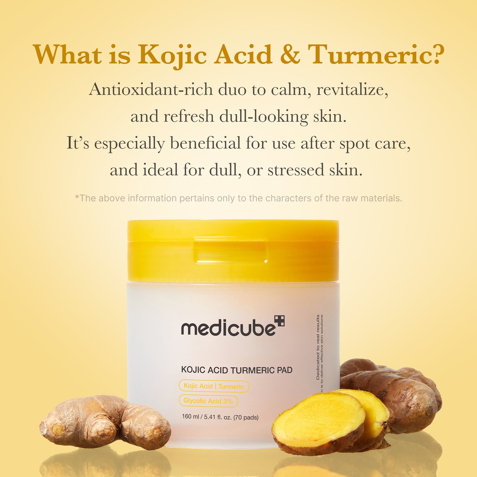 Kojic Acid Tumeric Toner Pad T7