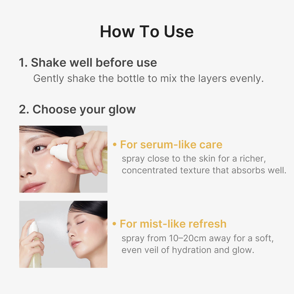 Kojic Acid Turmeric Vitamin Gold Jelly Mist Serum M4