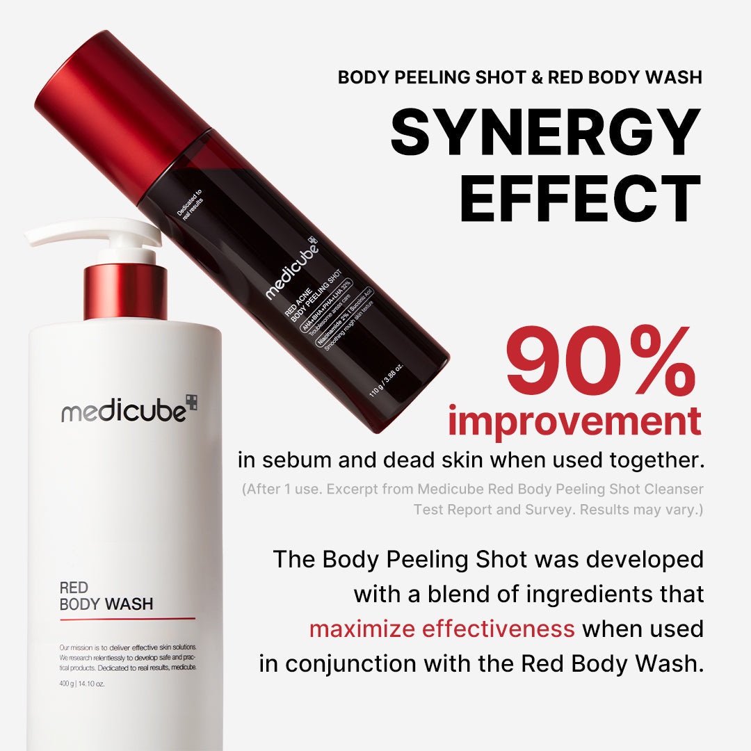 Red Body Peeling Shot Cleanser R6