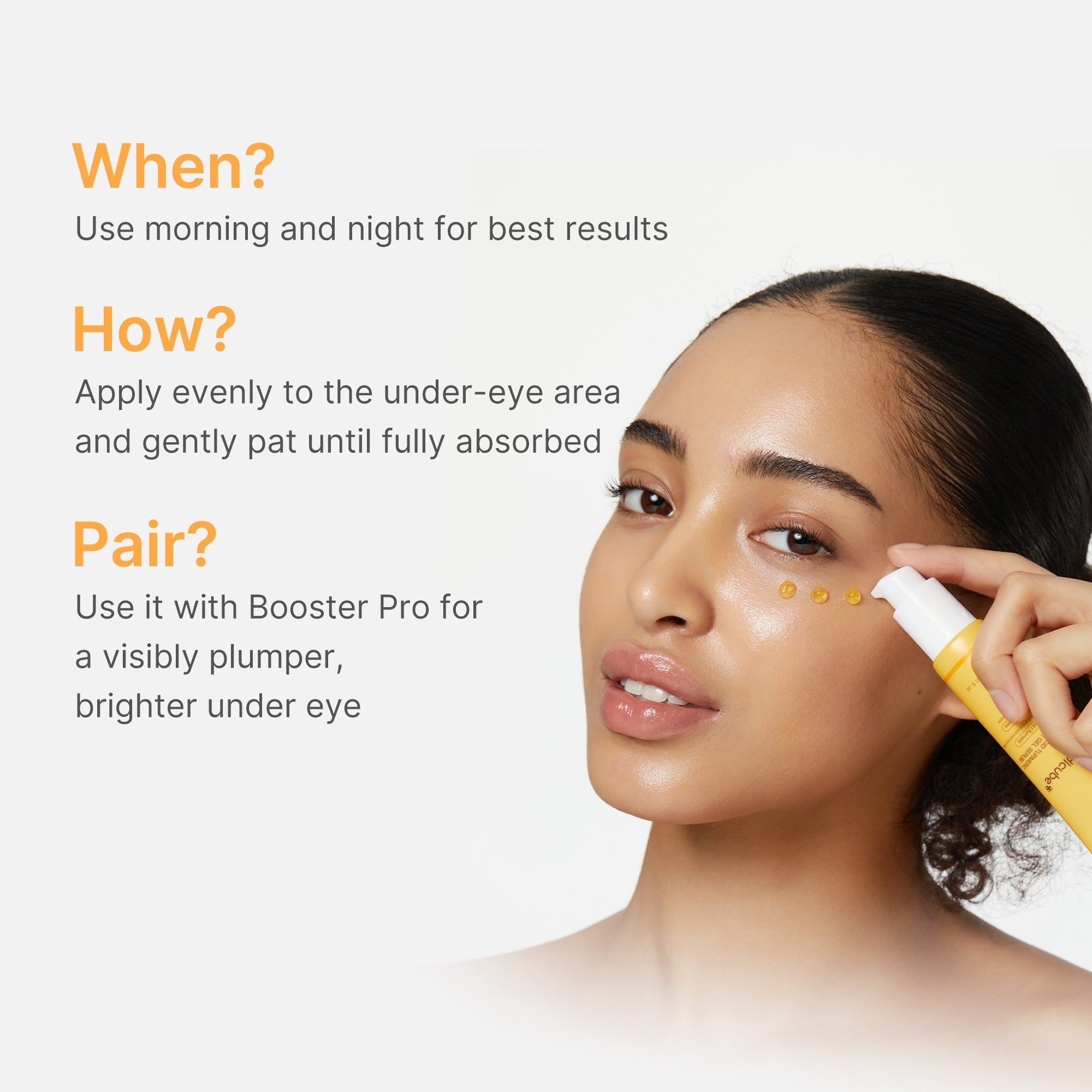 Kojic Acid Tumeric Eye Gel Serum X3