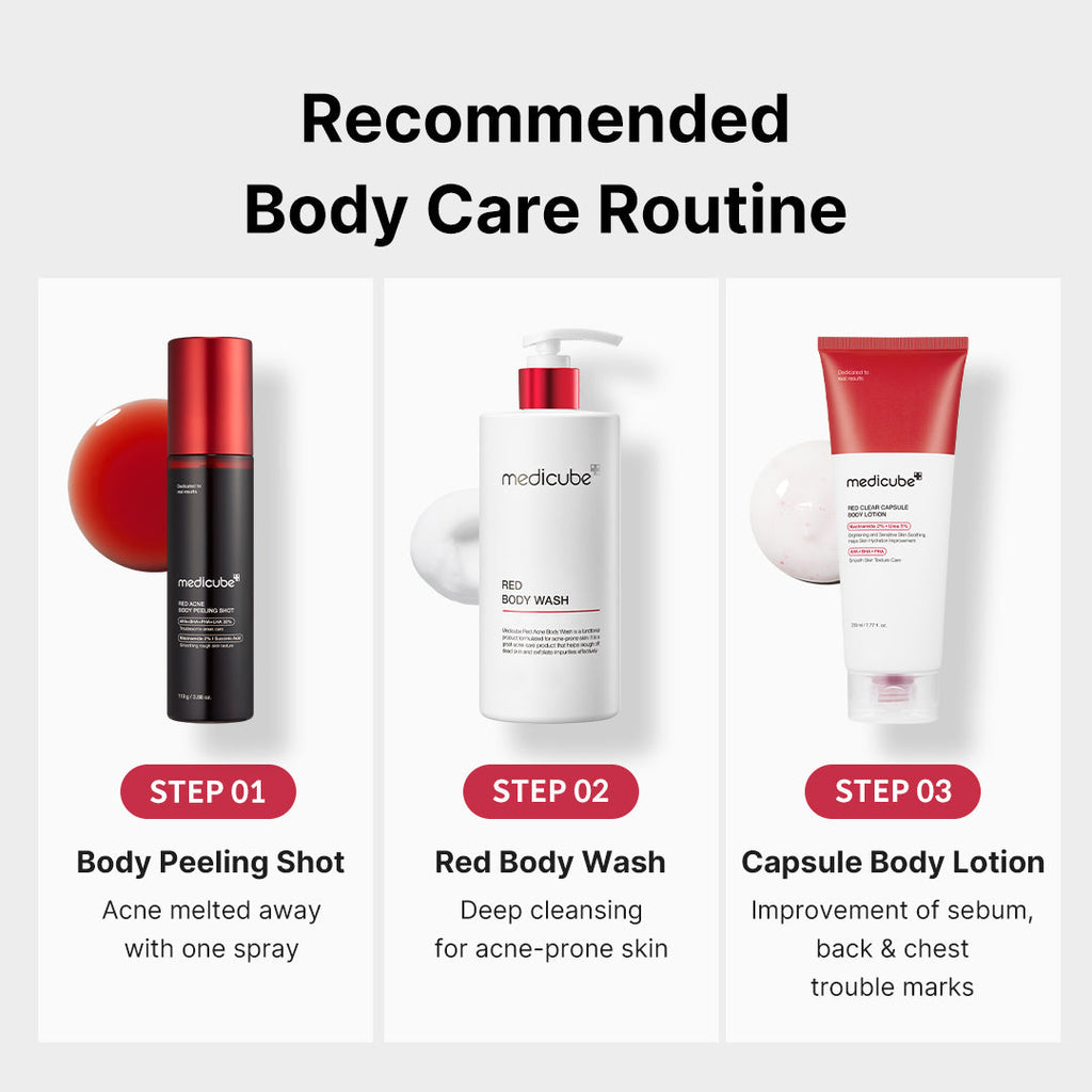 Red Body Peeling Shot Cleanser R6
