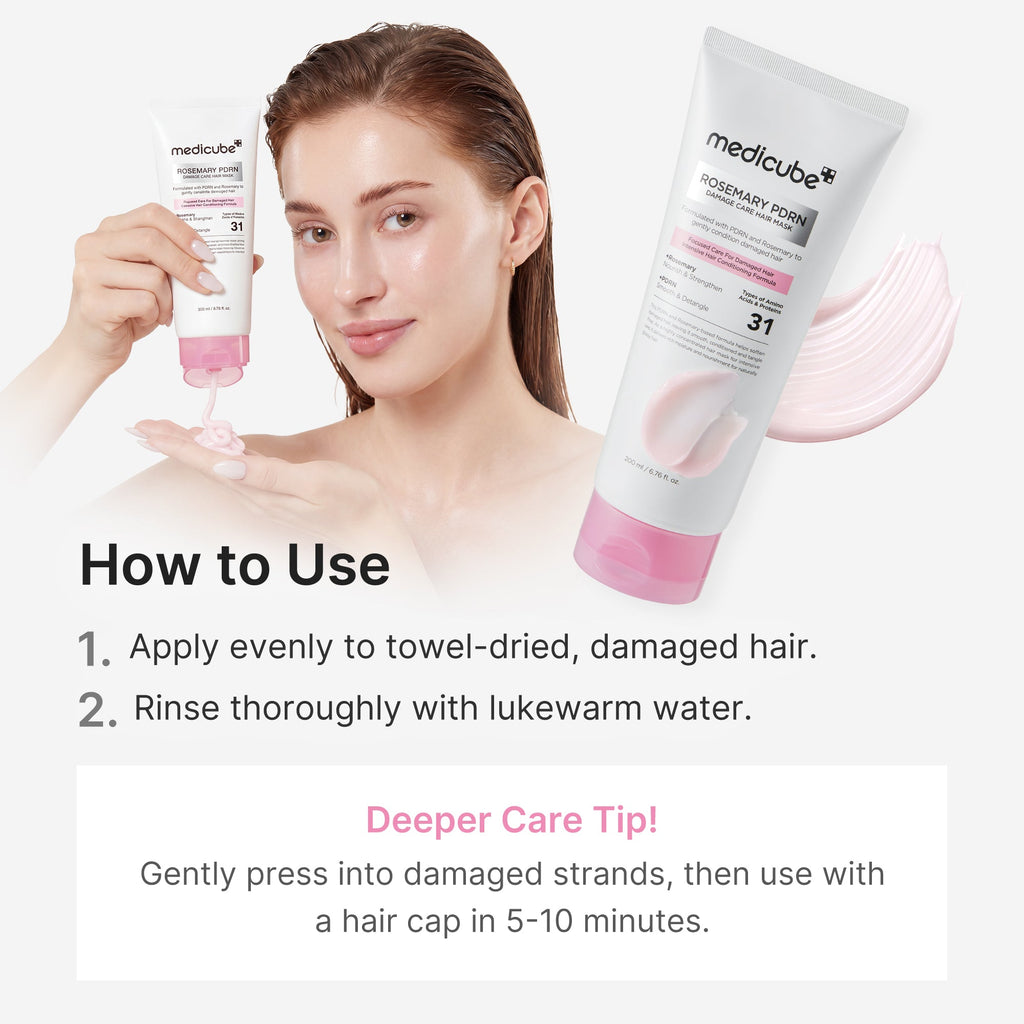 Rosemary PDRN Damage Care Hair Mask W9