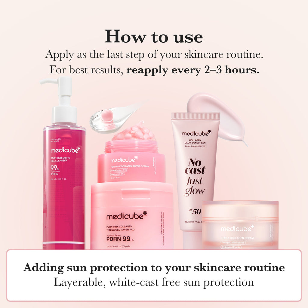 No Cast Just Glow Collagen Sunscreen R1