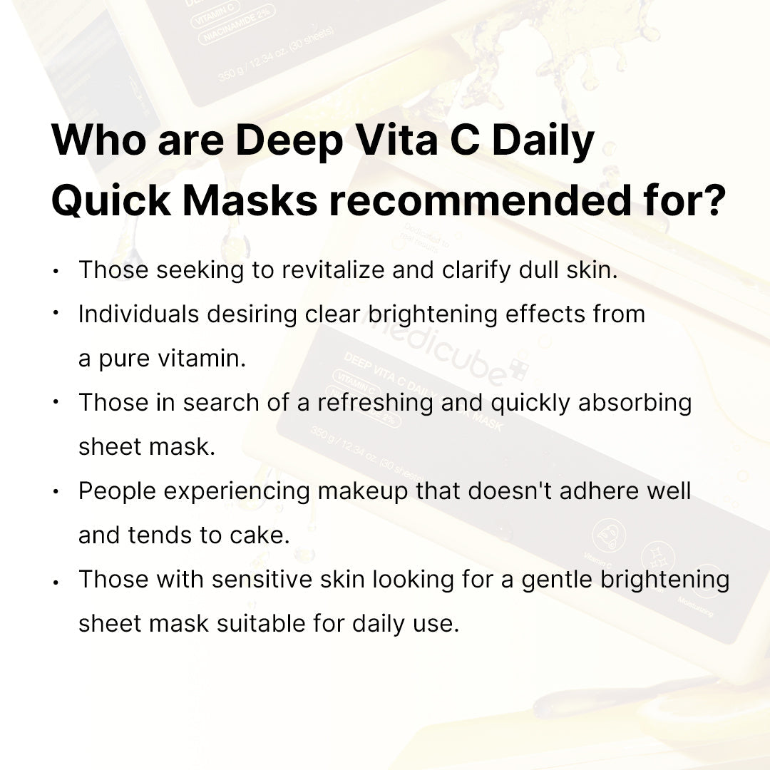 Deep Vita C Daily Quick Masks S7
