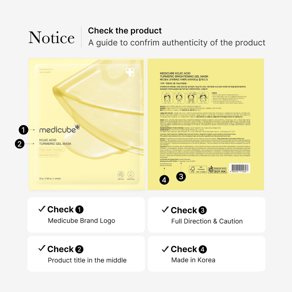 Kojic Acid Turmeric Gold Jelly Gel Mask M4