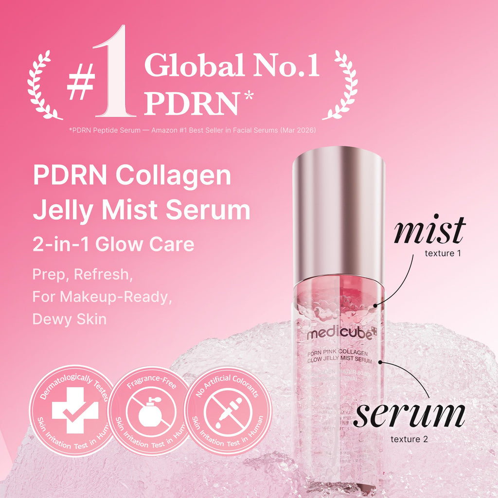 PDRN Pink Collagen Glow Jelly Mist Serum T3