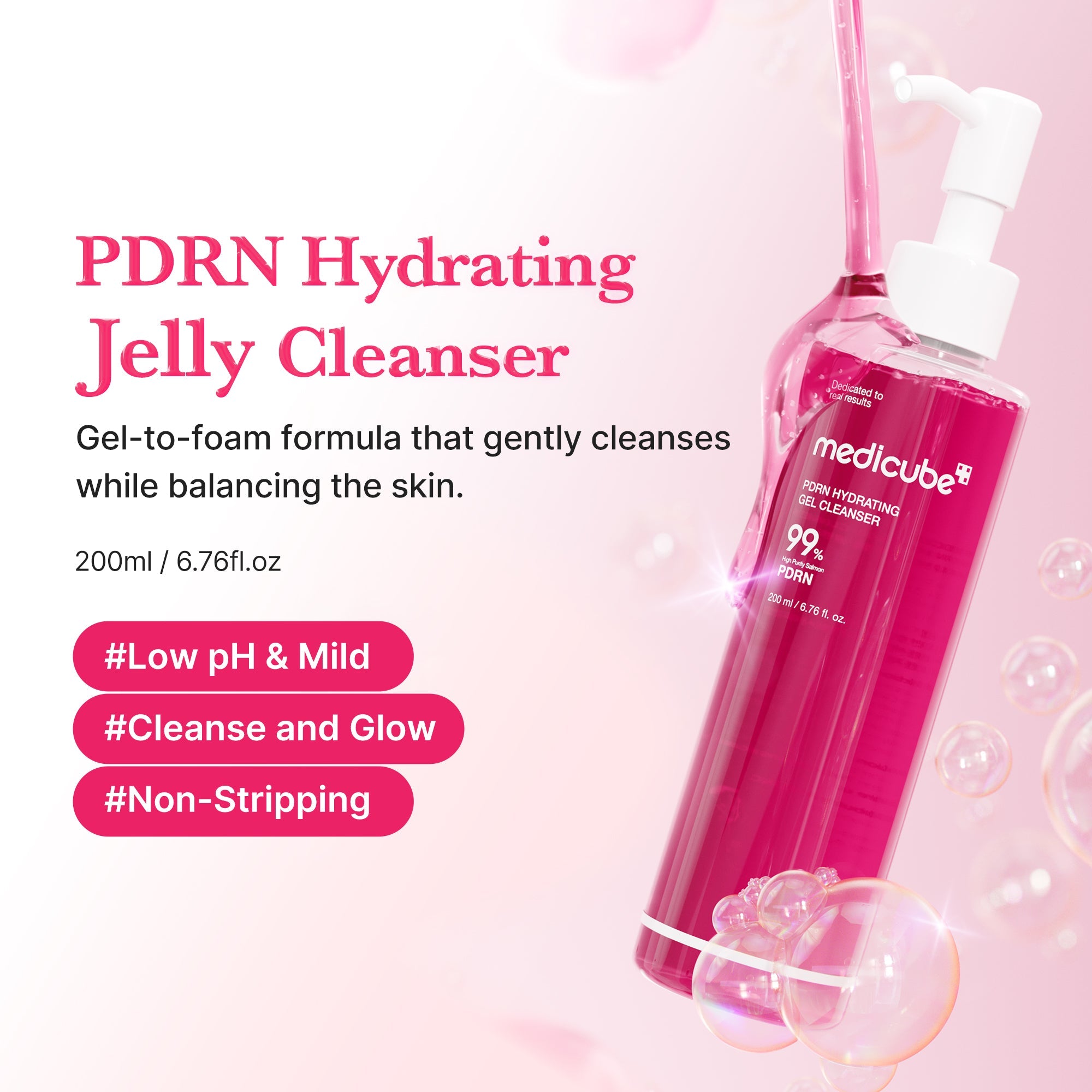 PDRN Pink Gel Cleanser A5