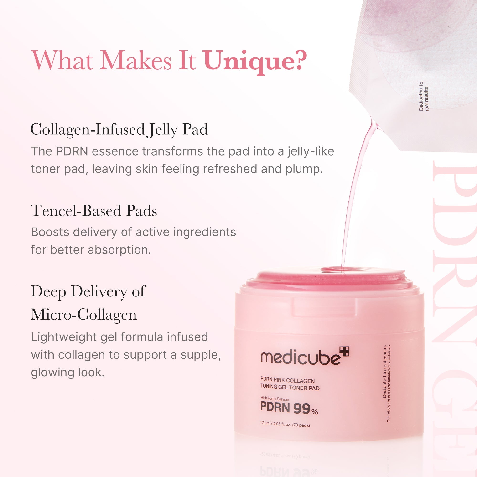 PDRN Pink Collagen Gel Toner Pad P2
