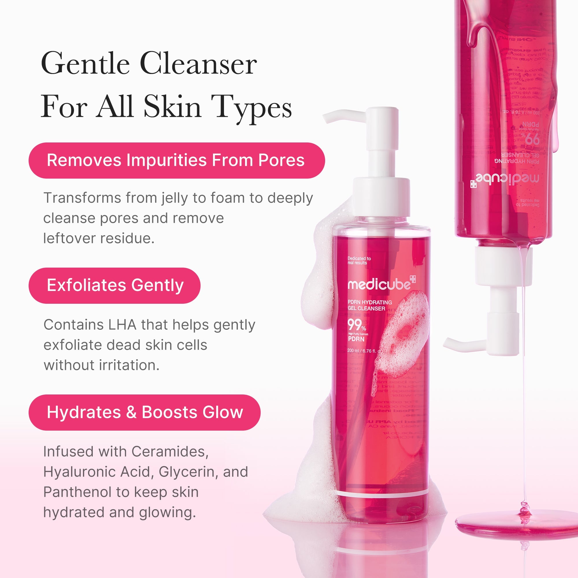PDRN Pink Gel Cleanser A5