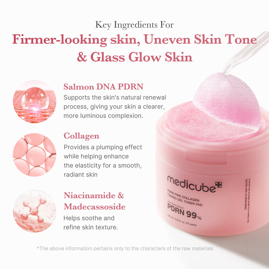 PDRN Pink Collagen Gel Toner Pad P2