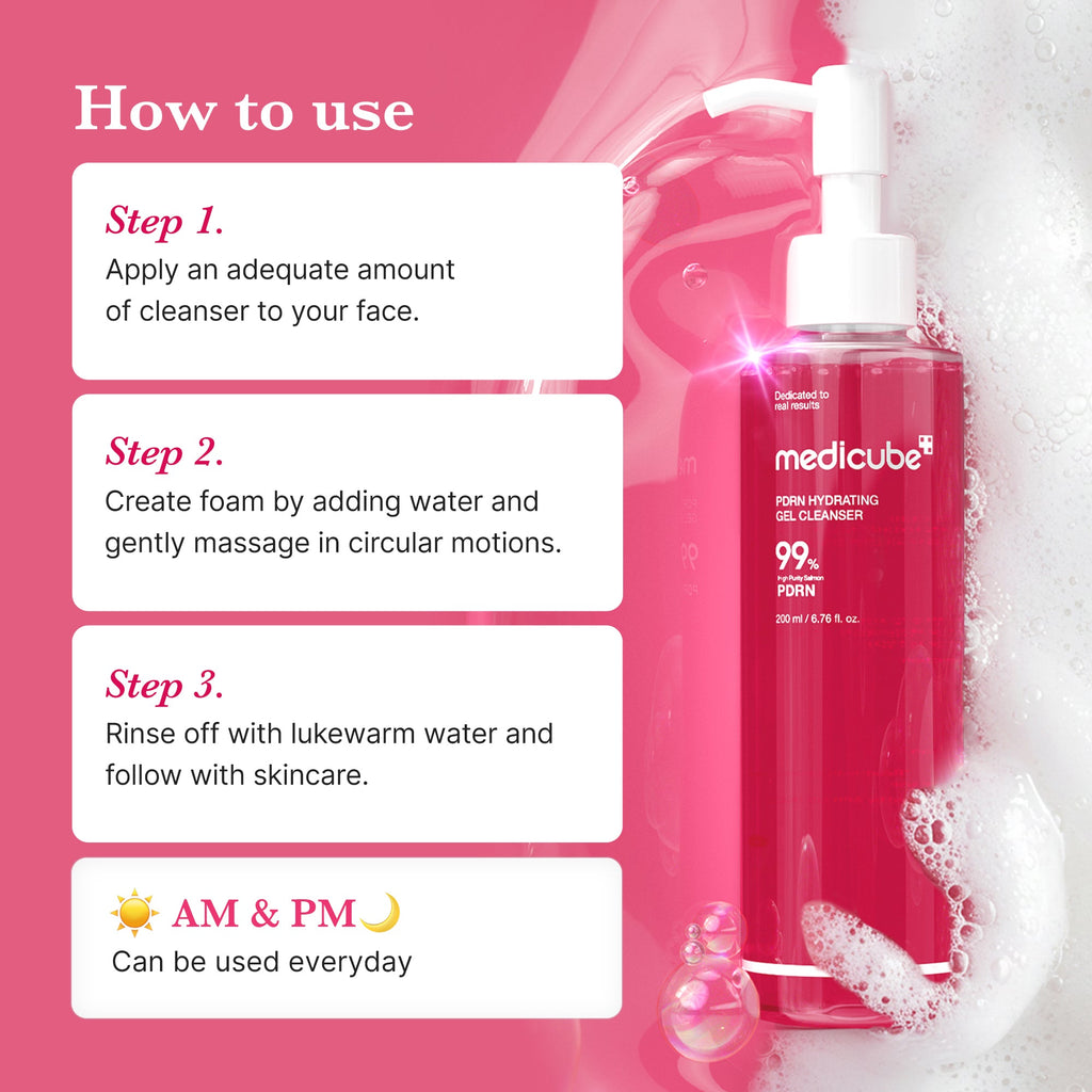 PDRN Pink Gel Cleanser A5