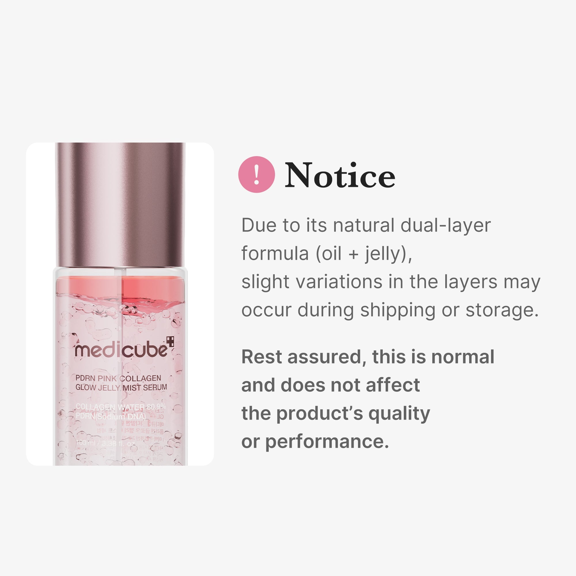 PDRN Pink Collagen Glow Jelly Mist Serum T3