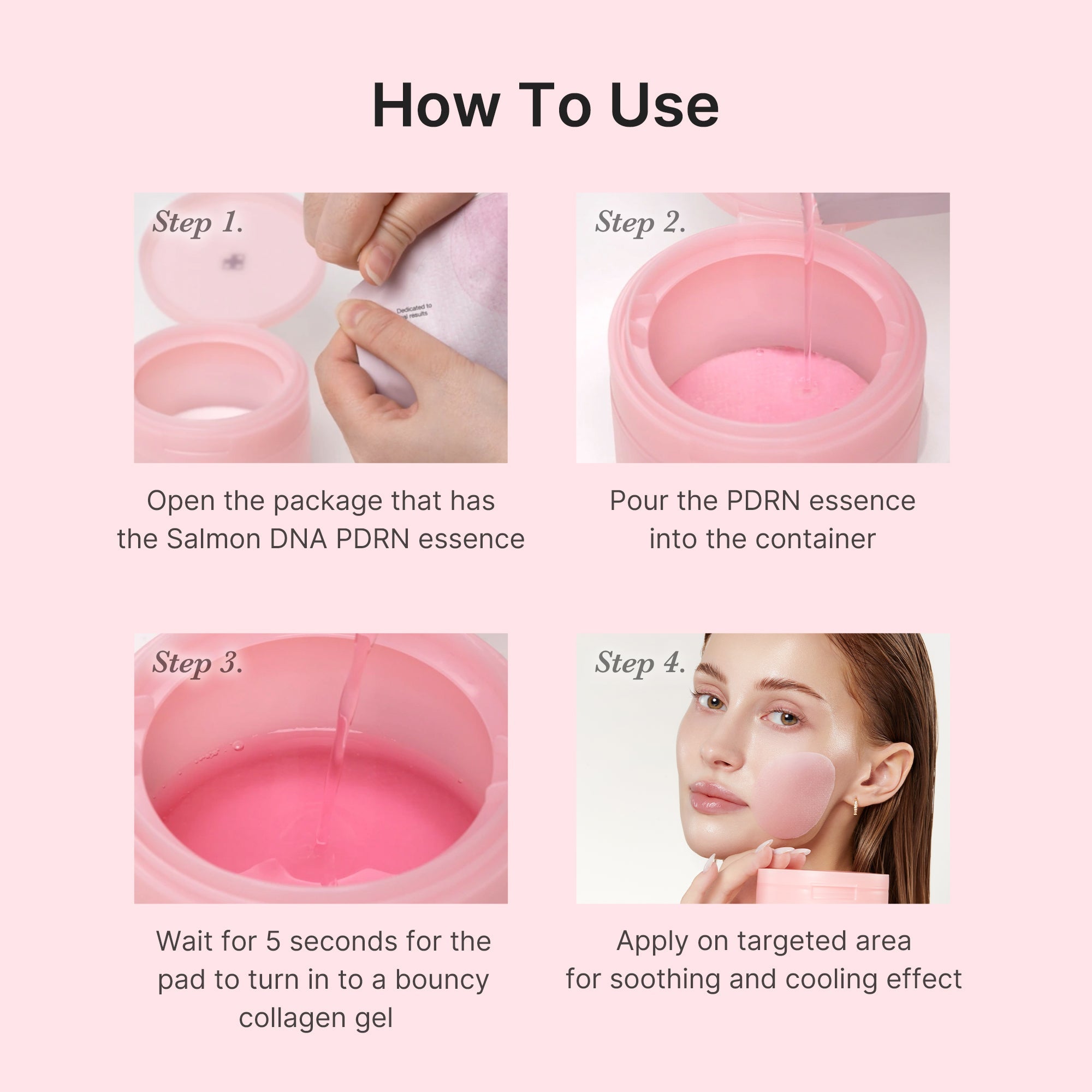 PDRN Pink Collagen Gel Toner Pad P2