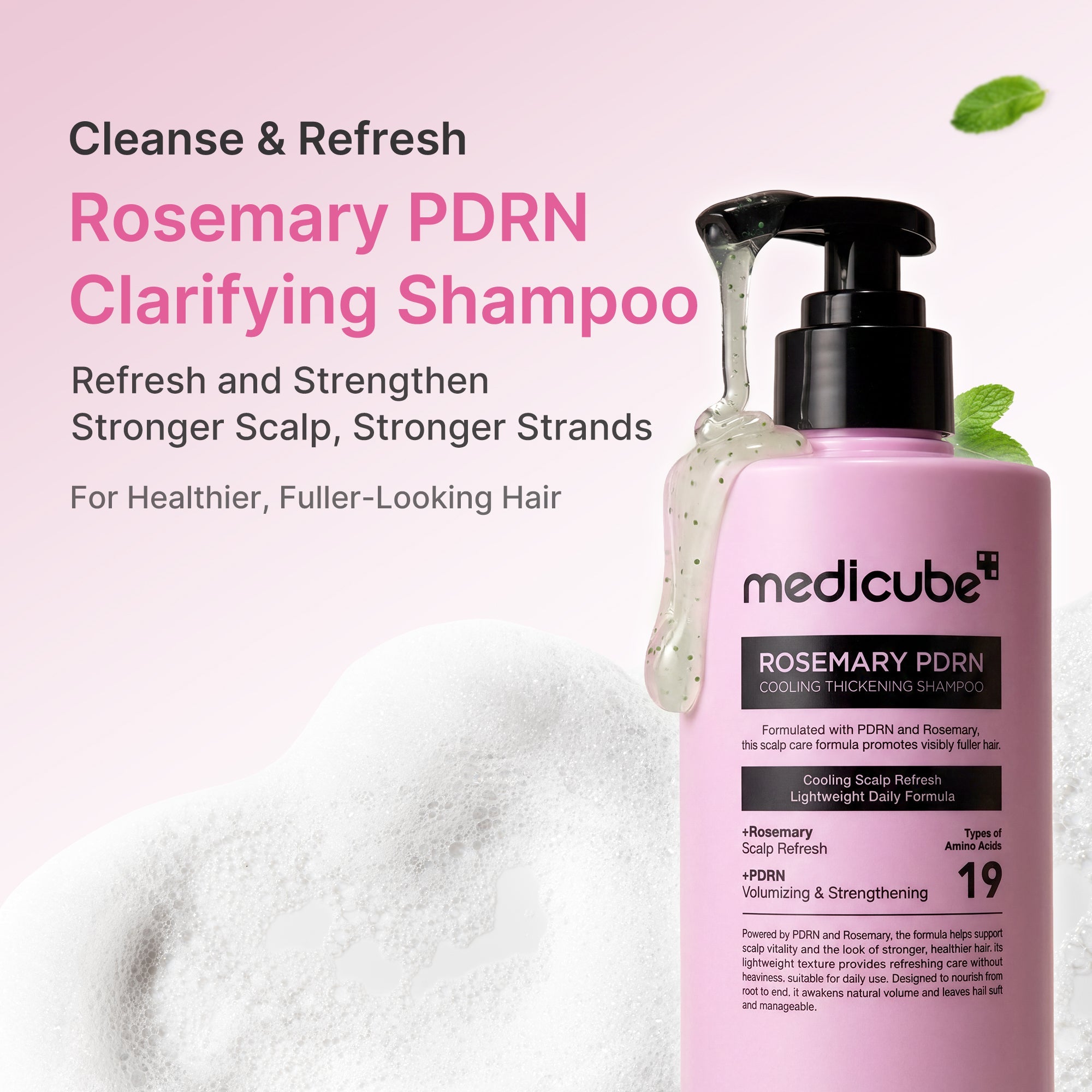 Rosemary PDRN Cooling Thickening Shampoo Q5