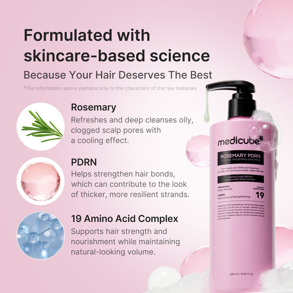 Rosemary PDRN Cooling Thickening Shampoo Q5